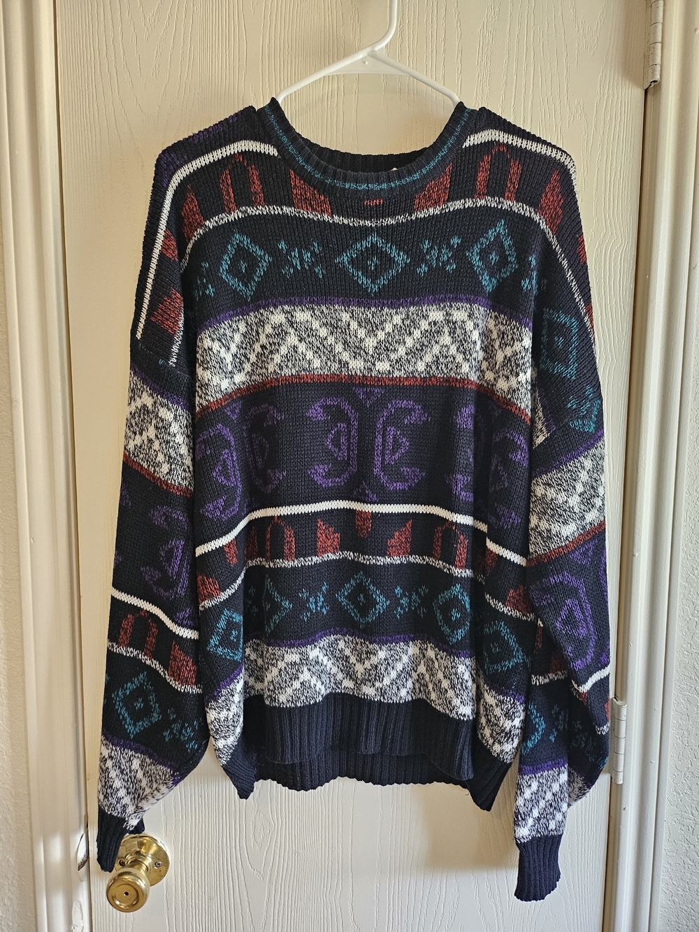 Vintage Windridge by Mervyn's Pullover Knit Sweater, Korea